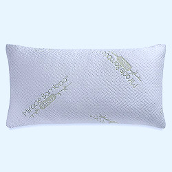Ontel Original Miracle Bamboo Shredded Memory Foam Pillow-Deluxe King,  White - Walmart.com